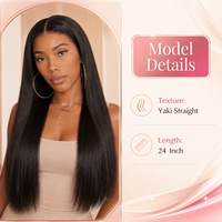 TRESS NOBLE Straight Human Hair Lace Part Wig | Max 9×6 Lace Wear & Go Glueless for Beginners