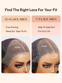 TRESS NOBLE Glueless Lace Human Hair Wavy Bob Drawstring Wig
