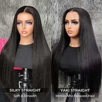 TRESS NOBLE Straight Human Hair Lace Part Wig | Max 9×6 Lace Wear & Go Glueless for Beginners