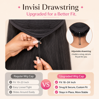 TRESS NOBLE Straight Human Hair Lace Part Wig | Max 9×6 Lace Wear & Go Glueless for Beginners