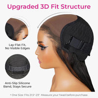 TRESS NOBLE Straight Human Hair Lace Part Wig | Max 9×6 Lace Wear & Go Glueless for Beginners